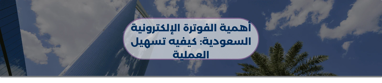 أهمية الفوترة الإلكترونية السعودية
