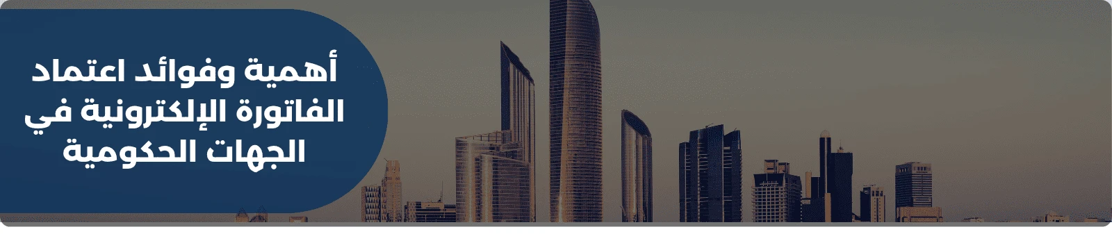 أهمية وفوائد اعتماد الفاتورة الإلكترونية في الجهات الحكومية