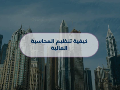 كيفية تنظيم المحاسبة المالية 